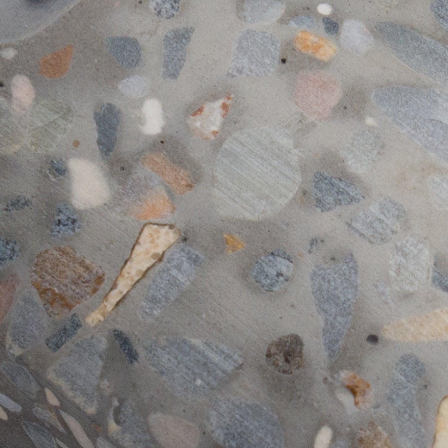 Handmade Mezuzah Case Made Of Grey Concrete Close-up