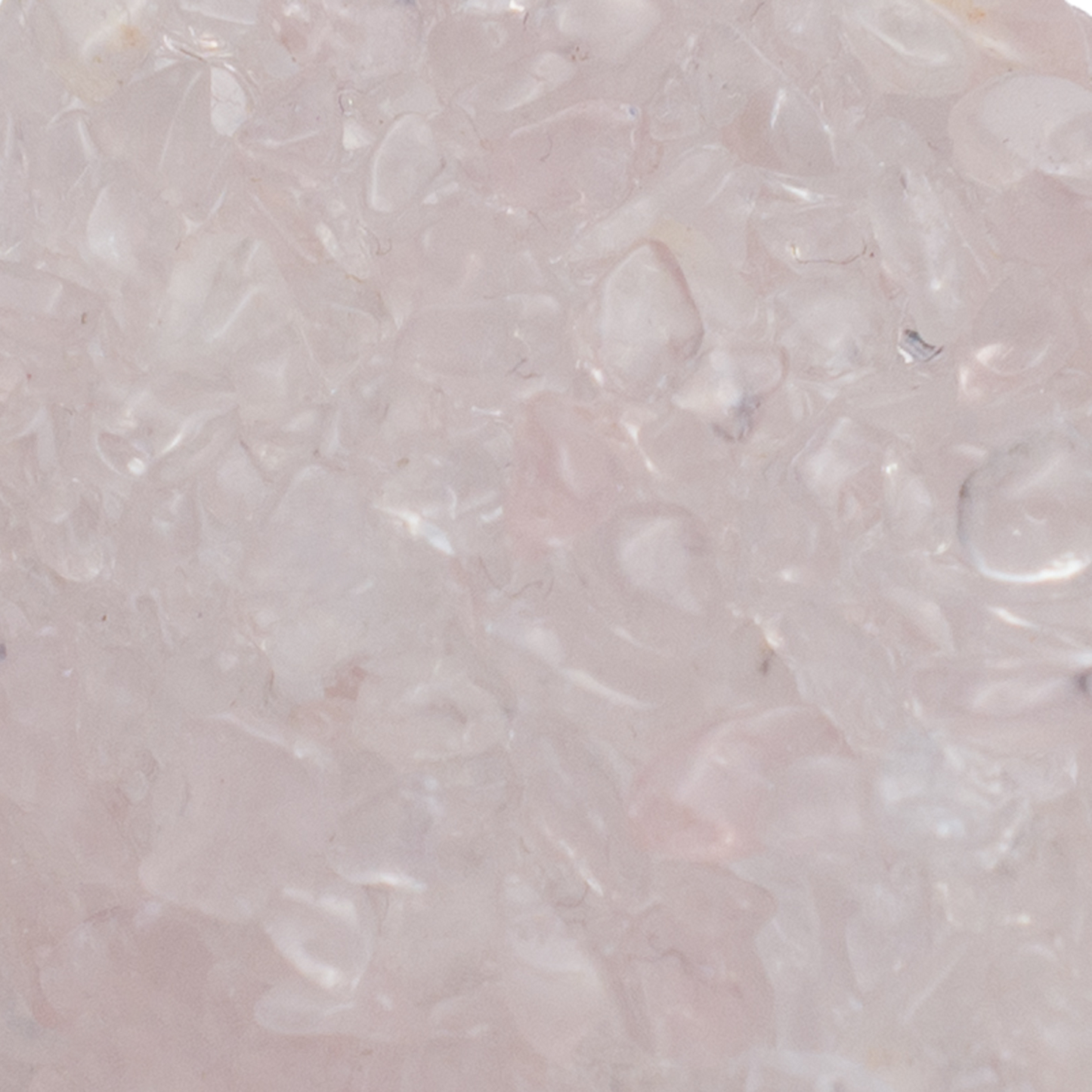 Handmade Mezuzah Case with Pink Crystal Gemstones Close-up