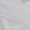 Engraved with Hebrew Traveler’s Prayer (Tefilat HaDerech) keychain  on Clear acrylic closup