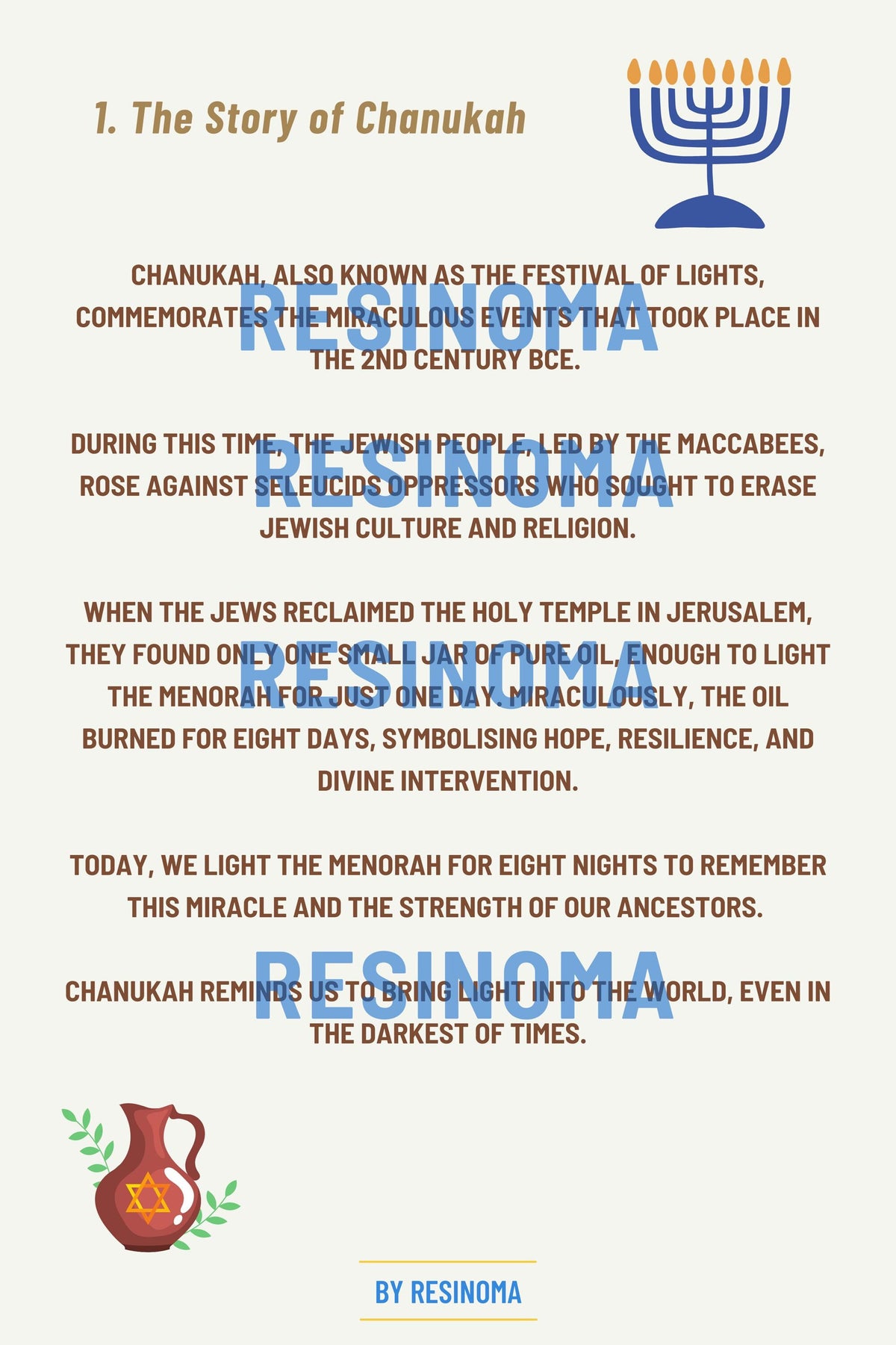 Hanukkah Handbook, recipes page